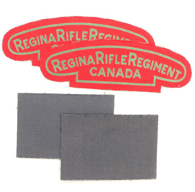 Set of Canadian 'Regina Rifle Regiment' Titles — image 3