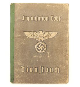 Organsation Todt 'Dienstbuch'