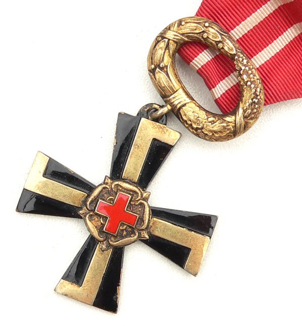 Finnish Cross of Liberty 3rd class with red cross — image 2