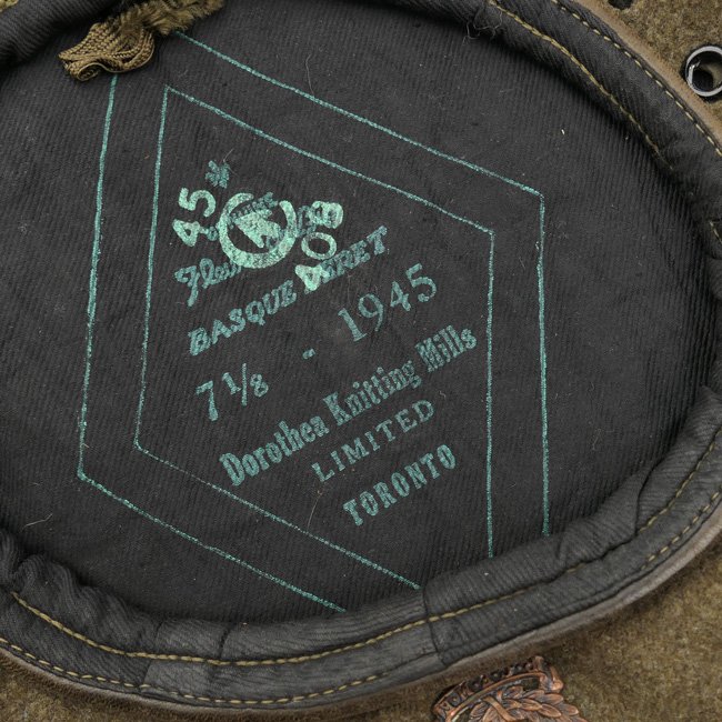 Canadian RCEME Khaki Beret 1945 — image 3