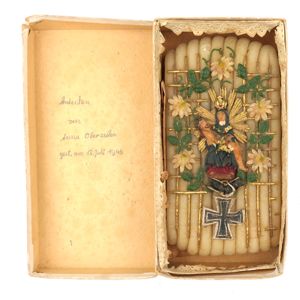 WW1 Wax Stick decorated with an Iron Cross
