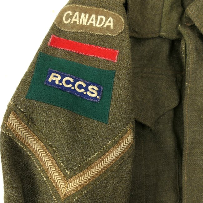4th Canadian Armoured Division R.C.C.S. Battle Dress Jacket — image 5