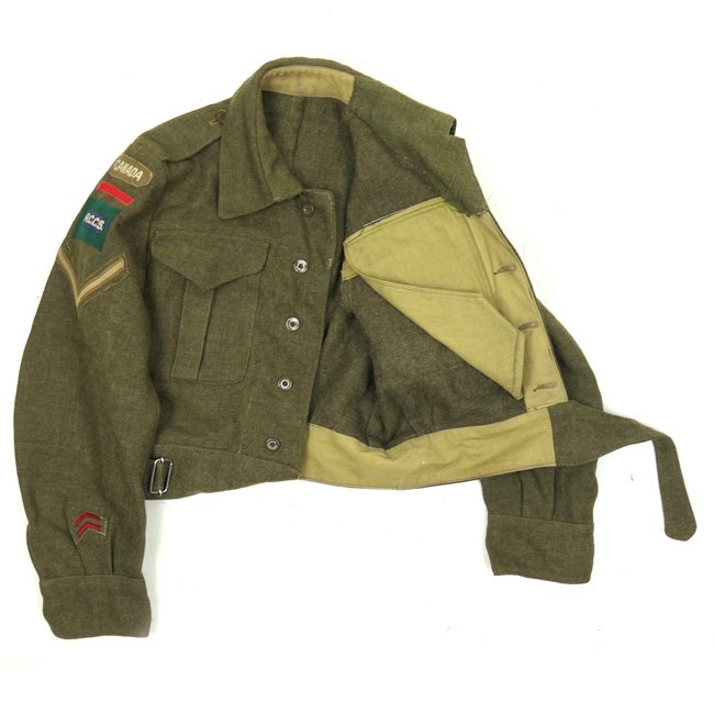 4th Canadian Armoured Division R.C.C.S. Battle Dress Jacket — image 6