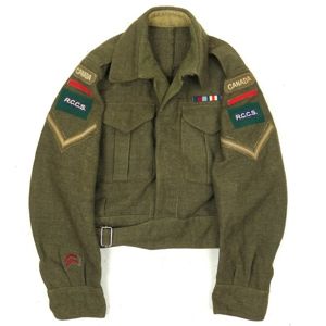 4th Canadian Armoured Division R.C.C.S. Battle Dress Jacket