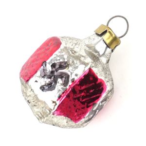 Small sized Third Reich Christmas Ball with Swastika