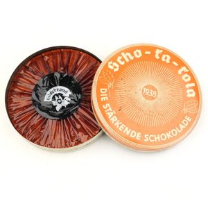 Full Wehrmacht 'Scho-ka-kola' Ration Tin 1938