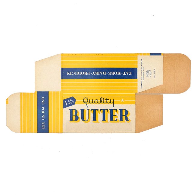 WW2 Carton US 'Butter' Ration Package — image 4