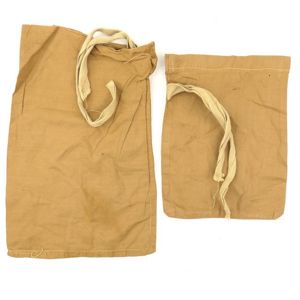Set of 2 British/Canadian khaki storage bags