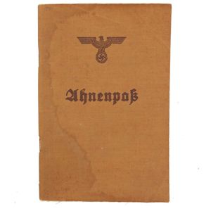 Original German 'Ahnenpaß'