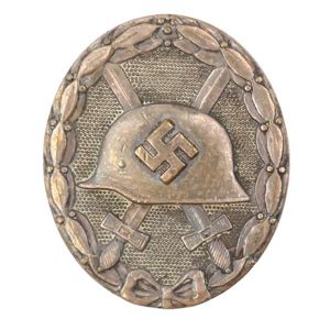 Wound Badge in Silver '30' - wide pin