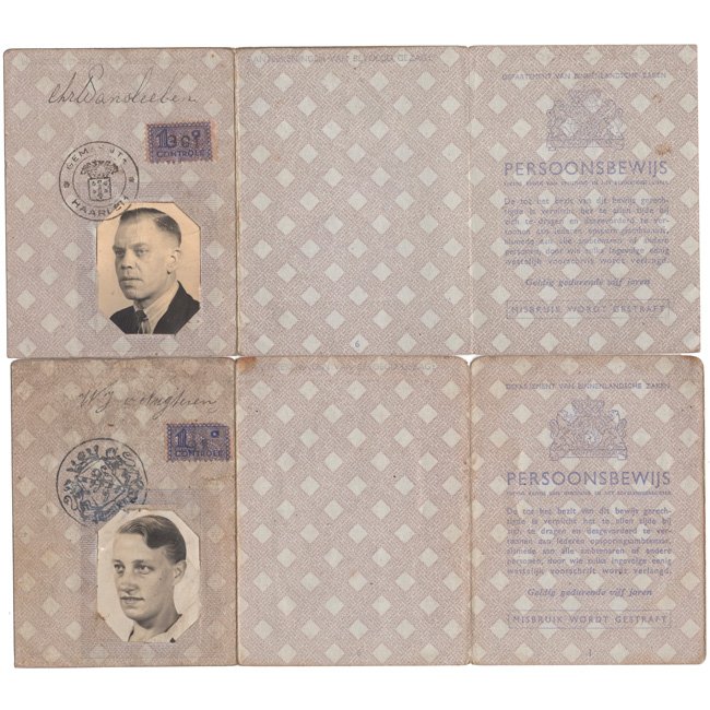 Dutch 'Persoonsbewijs' Set from one Family — image 2