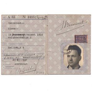 Dutch 'Persoonsbewijs' from Amsterdam