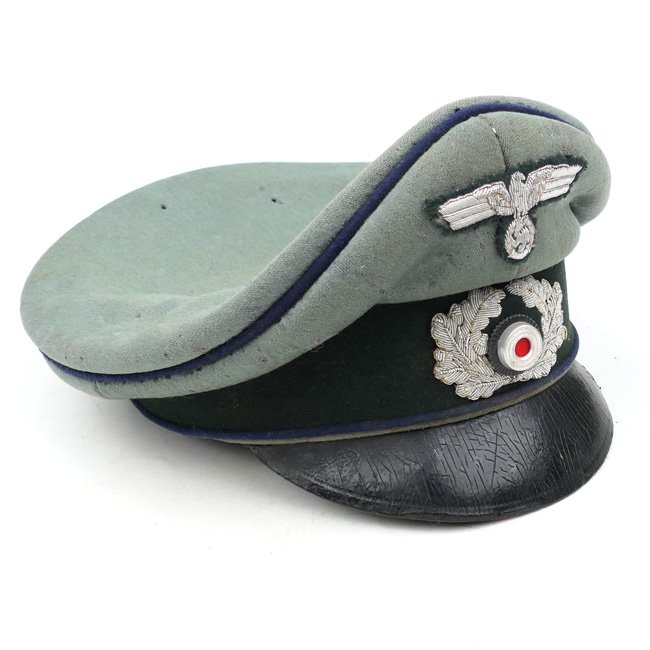 WH (Heer) Medical Officer's 'Crusher' Visor Cap — image 2