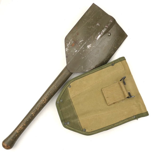 US M1943 Folding Shovel in Cover — image 7