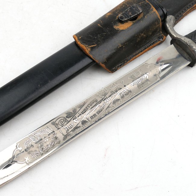 Etched Heer/Luftwaffe K98 Dress Bayonet — image 2