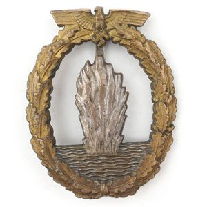 Kriegsmarine Minesweeper War Badge