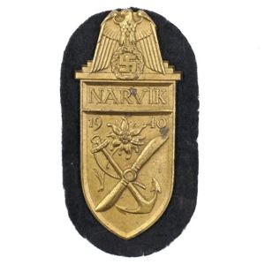 Kriegsmarine 'Narvik' Campaign Shield