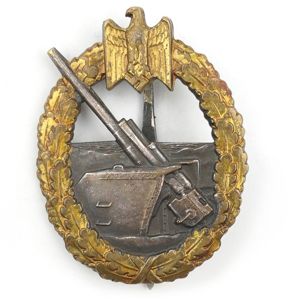 Coastal Artillery War Badge 'Schwerin'