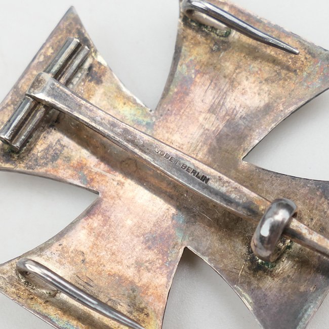 WW1 Iron Cross 1st Class 'Godet' with Hooks — image 5