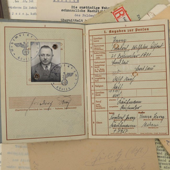 WH (Heer) Wehrpaß Grouping - KIA — image 10