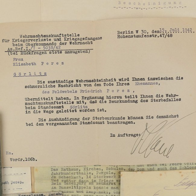 WH (Heer) Wehrpaß Grouping - KIA — image 2