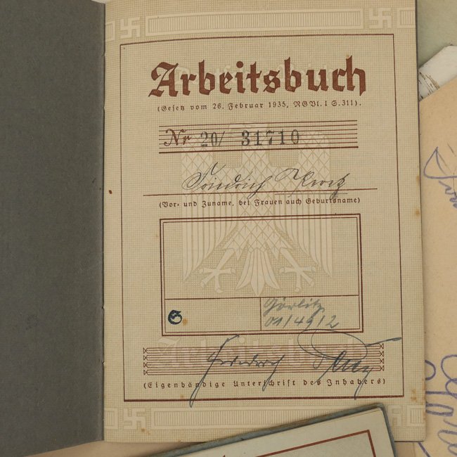 WH (Heer) Wehrpaß Grouping - KIA — image 8