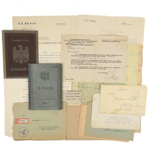 WH (Heer) Wehrpaß Grouping - KIA