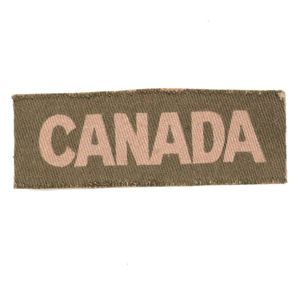 Canadian Canvas 'Canada' Shoulder Title