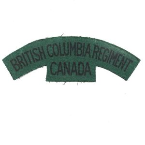 'British Columbia Regiment Canada' Title
