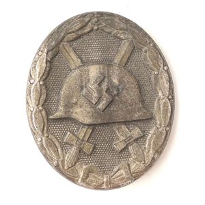 Wound Badge in Silver '107'