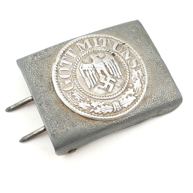 WH (Heer) EM/NCO's Dress Belt Buckle — image 2