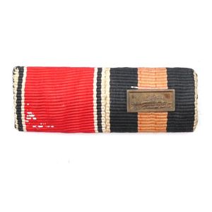 2-Piece Ribbon Bar for the Austrian & Czech Annexation Medals