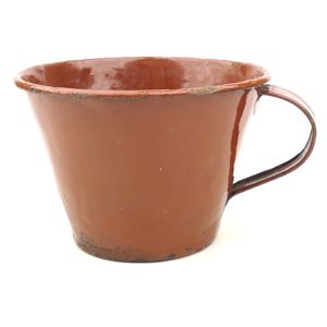 Enamelled Cup made from a Panzerfaust Head