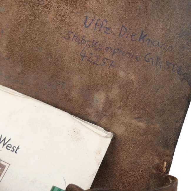 WH (Heer) M35 Map Case with Contents — image 4