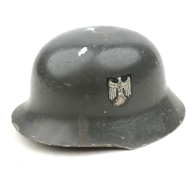 WH (Heer) double decal miniature wedding helmet — image 4