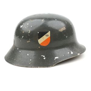 WH (Heer) double decal miniature wedding helmet