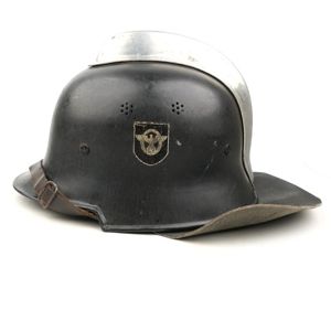 German M34 DD 'Feuerschutzpolizei' Helmet