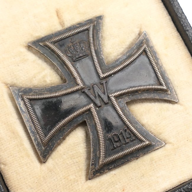 Cased WW1 Iron Cross 1st Class 'KMST' — image 3