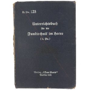 WH Handbook 'Funktechnik im Heere'