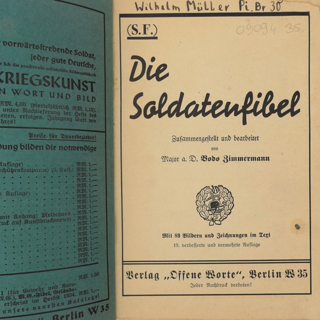 WH (Heer) Handbook - 'Die Soldatenfibel' — image 2