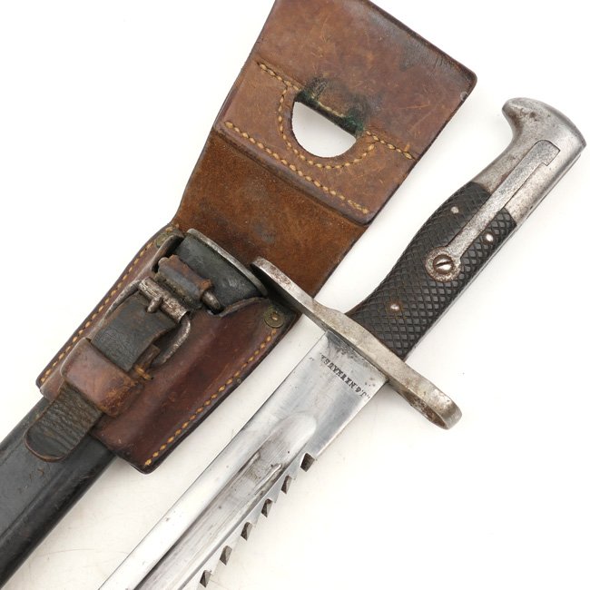 WWI Swiss Vetterli M1883 Sawback Sword Bayonet — image 2