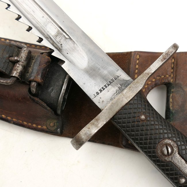 WWI Swiss Vetterli M1883 Sawback Sword Bayonet — image 4