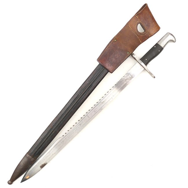 WWI Swiss Vetterli M1883 Sawback Sword Bayonet — image 5