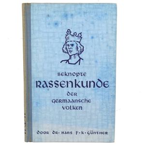 Book: 'Beknopte Rassenkunde der Germaansche Volken'