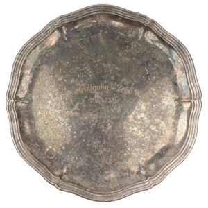Silvered Plate 'Luftverteidigungs-Zone West'