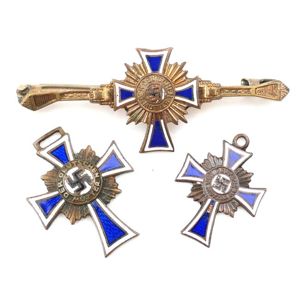 Miniature Mothers Crosses in Bronze