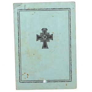 Mothers Cross 'Ausweis' 1940