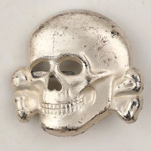 Waffen-SS Visor Cap Skull