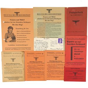 Large 'Deutsche Reichspost' Document Grouping