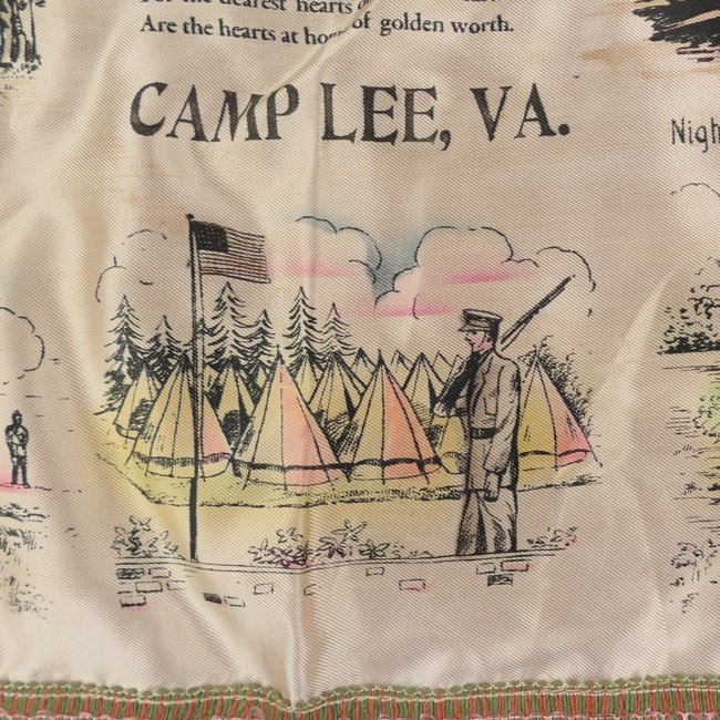 US Army Sweetheart Pillow Cover 'Camp Lee, VA.' — image 3